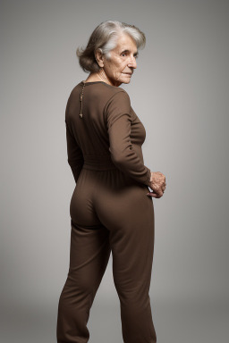 Uruguayan elderly female with  brown hair