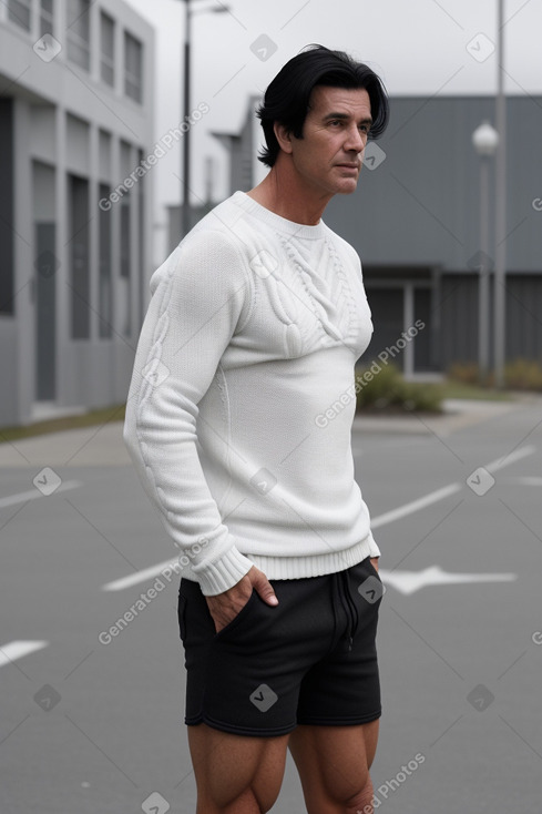 New zealand 45 years male with  black hair