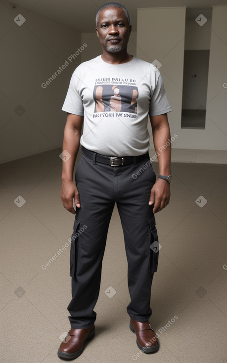 Nigerian middle-aged male with  black hair