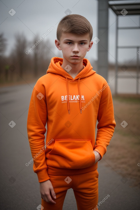 Belarusian teenager boy 