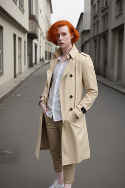 French adult non-binary with  ginger hair