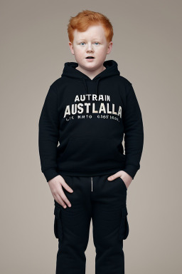 Australian child boy with  ginger hair