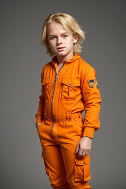 Danish child male with  blonde hair