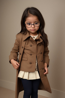 Ecuadorian infant girl with  brown hair