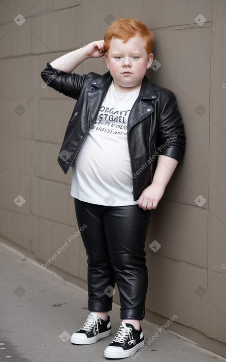 Slovak child boy with  ginger hair