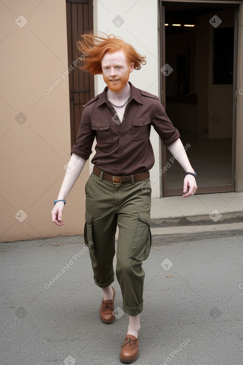 Zambian adult non-binary with  ginger hair