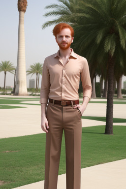 Kuwaiti adult male with  ginger hair