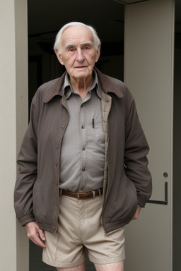 Elderly male with  gray hair