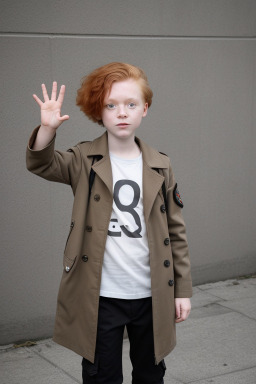 Danish child non-binary with  ginger hair