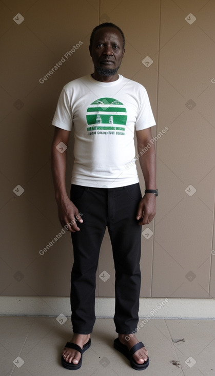 Zambian 45 years male with  black hair