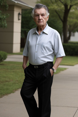 Irish elderly male with  black hair