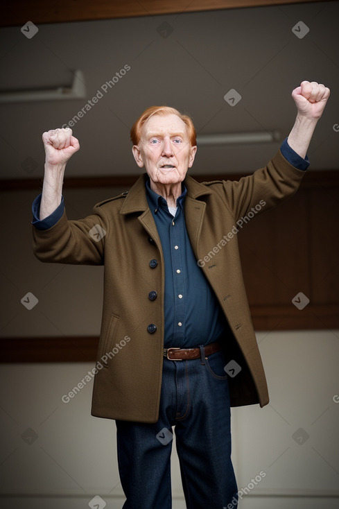 British elderly male with  ginger hair