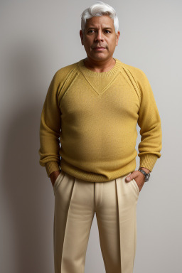 Nicaraguan middle-aged male with  white hair