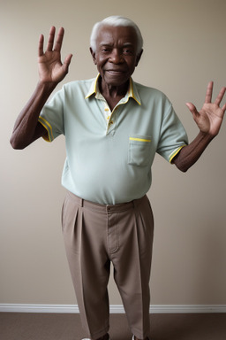 Zimbabwean elderly male with  brown hair