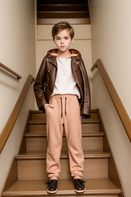 Child male with  brown hair