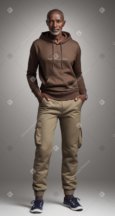 Malian 45 years male with  brown hair