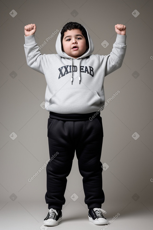 Arab infant boy with  blonde hair