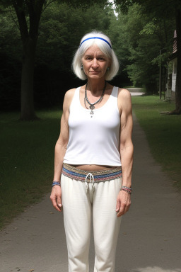 Czech 45 years female with  white hair