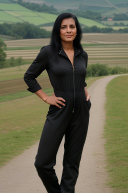 Ecuadorian 45 years female with  black hair