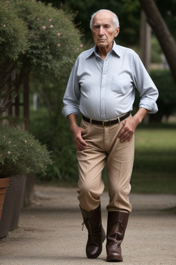 Argentine elderly male with  brown hair