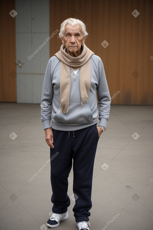 Chilean elderly male with  blonde hair