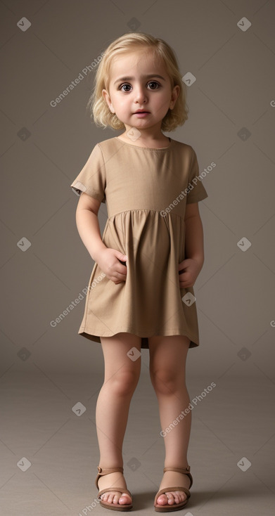 Armenian infant girl with  blonde hair