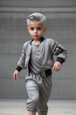 Iraqi child boy with  gray hair