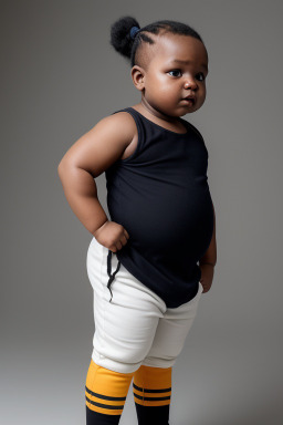 Zambian infant boy with  white hair