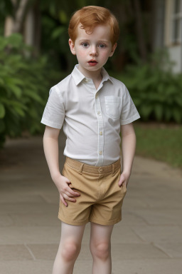 Greek infant boy with  ginger hair