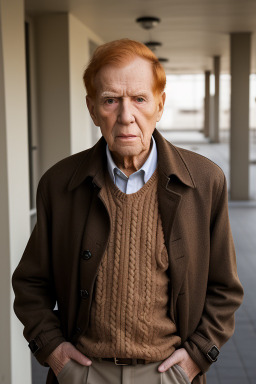 Chilean elderly male with  ginger hair