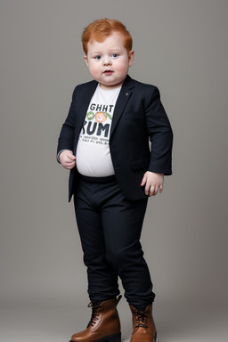 Bulgarian infant boy with  ginger hair