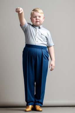 Latvian child boy with  blonde hair