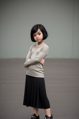 Thai infant girl with  black hair