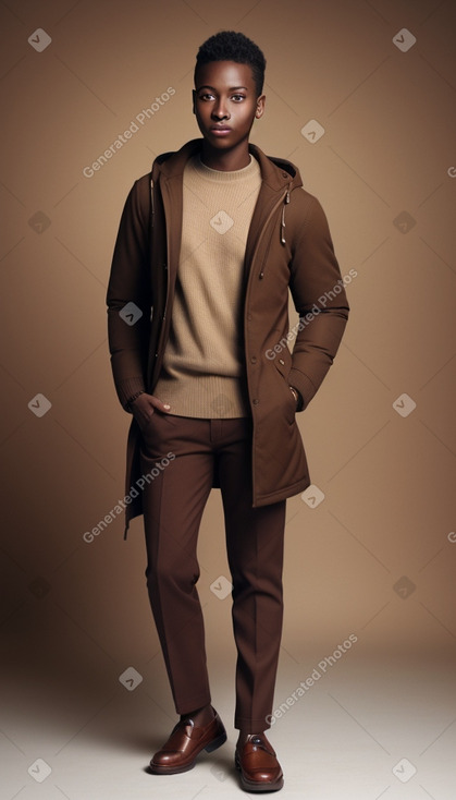 Adult non-binary with  blonde hair