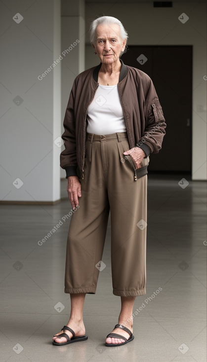 German elderly male with  brown hair