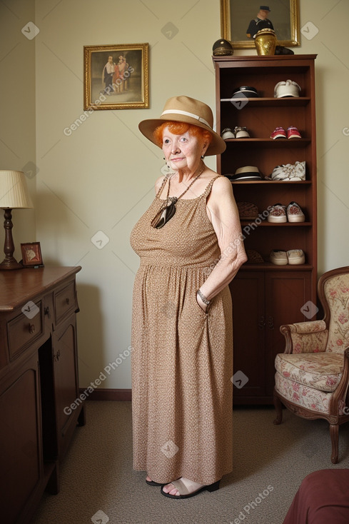 Georgian elderly female with  ginger hair