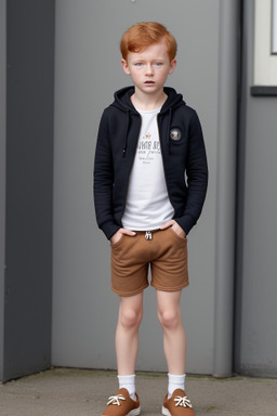 German child boy with  ginger hair