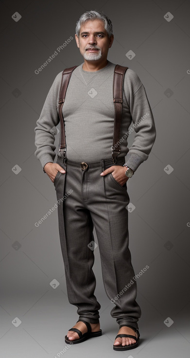 Paraguayan middle-aged male with  gray hair