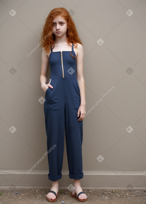 Armenian teenager girl with  ginger hair