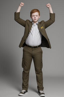 Brazilian teenager boy with  ginger hair