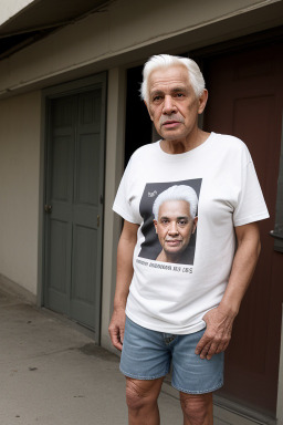 Dominican elderly male with  white hair