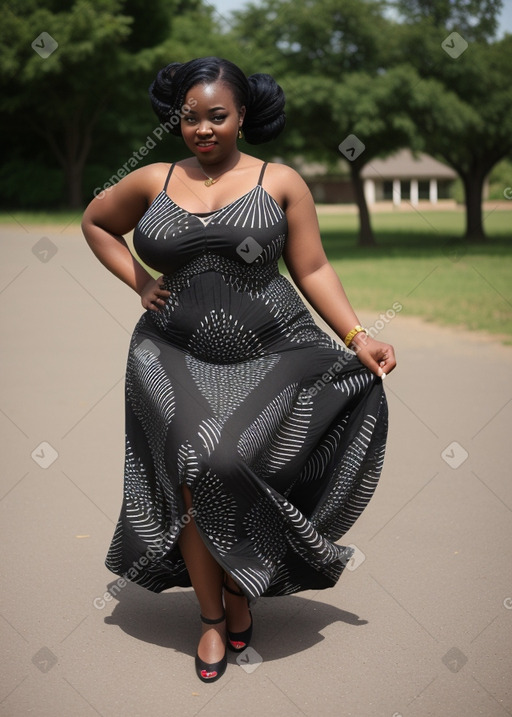 Ghanaian adult female with  black hair