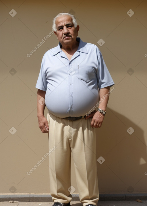 Jordanian elderly male with  blonde hair