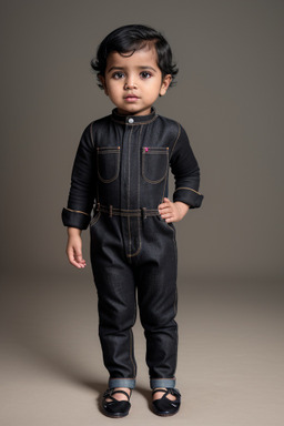 Omani infant boy with  black hair