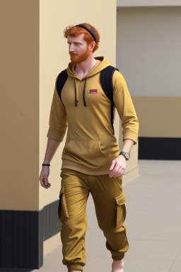 Emirati adult male with  ginger hair