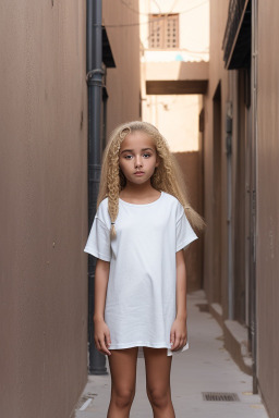 Moroccan child female with  blonde hair