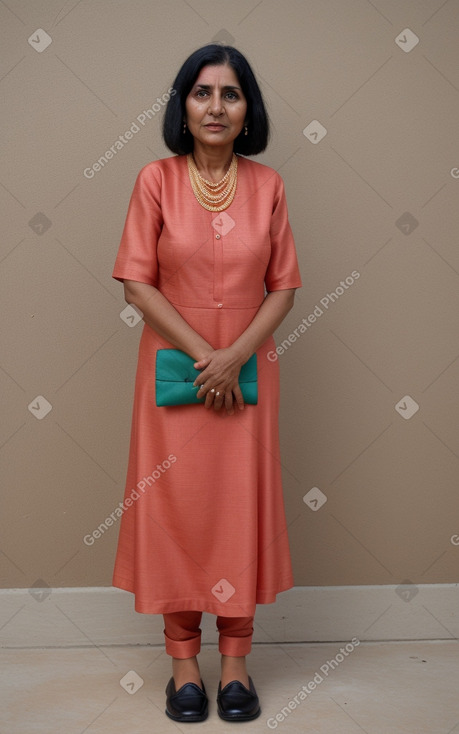 Omani 45 years female with  black hair