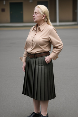 Irish elderly female with  blonde hair