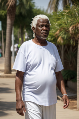 Senegalese elderly male with  white hair