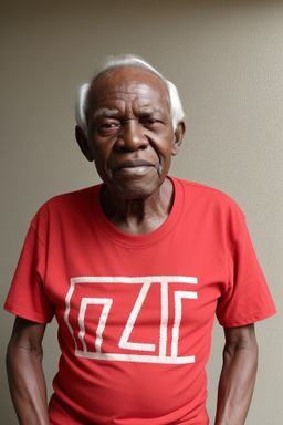 Zimbabwean elderly male with  black hair